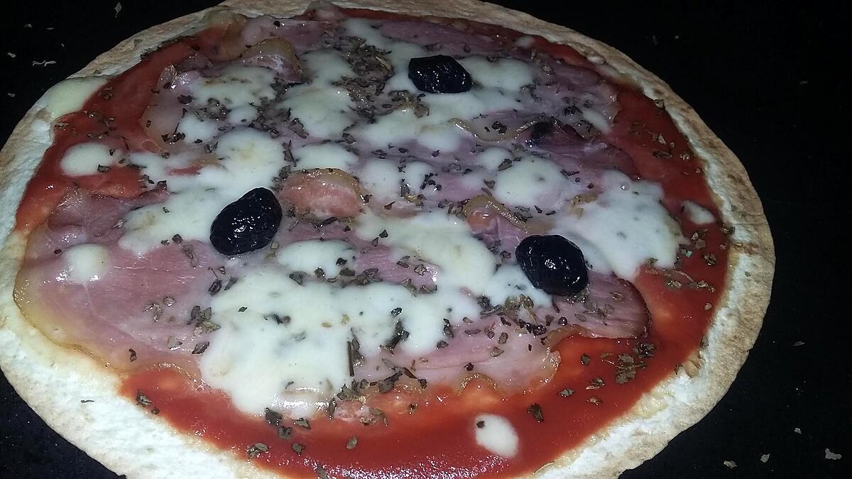 recette Pizza wrap a l'italienne