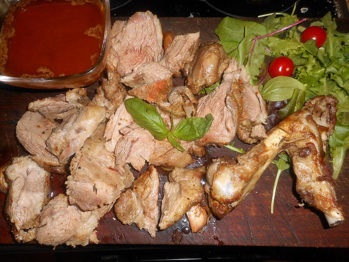 recette Epaule d agneau a plat grillée au four