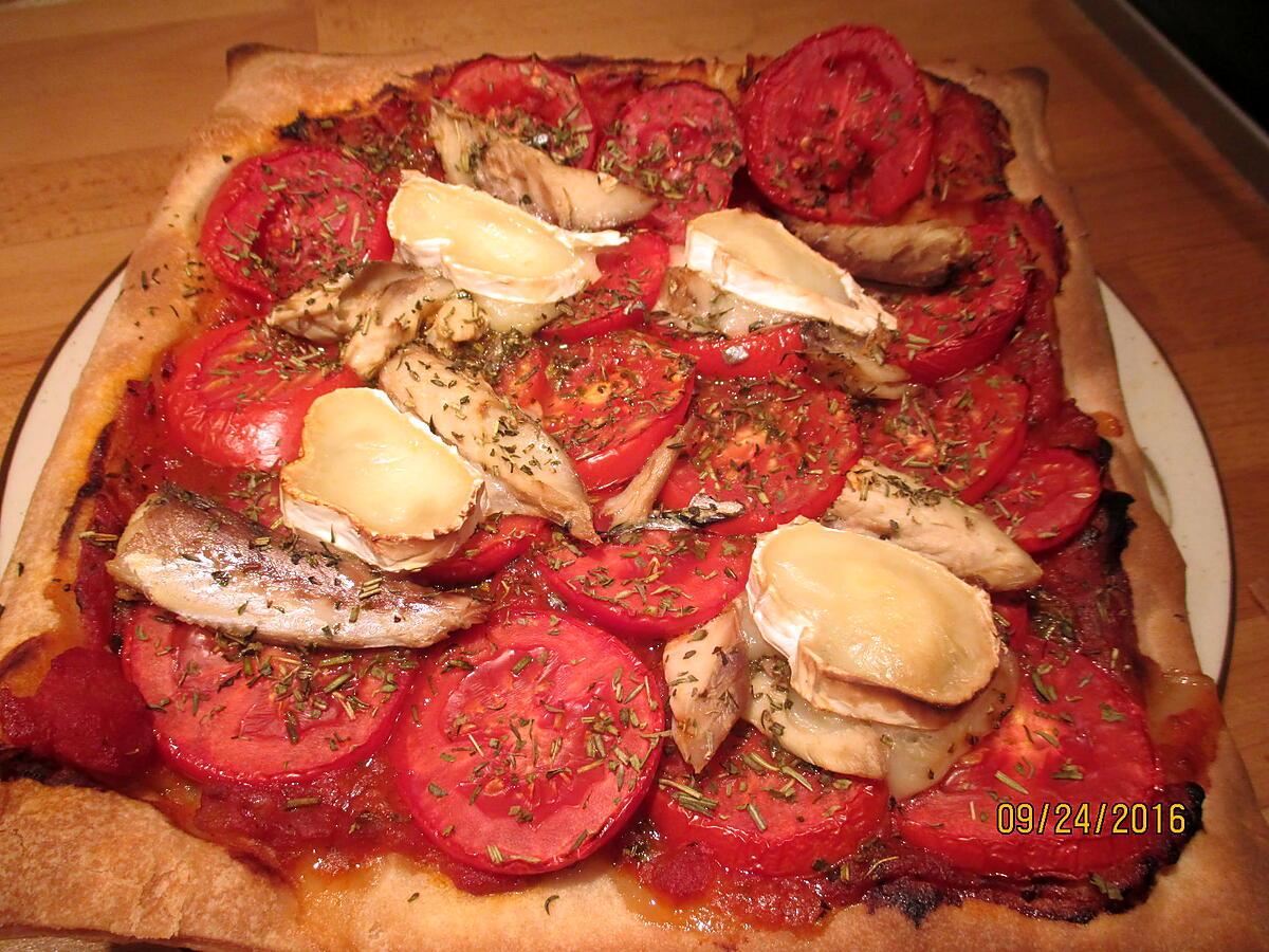 recette tarte à la tomate avec ou sans gluten
