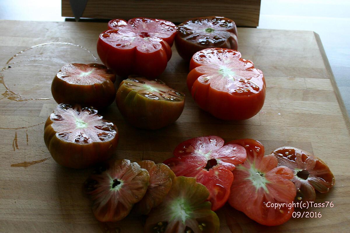 recette Tomates du Jardin Farcies (Recette Rouvillaise de Mémé Henriette)