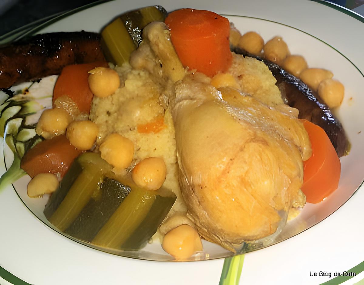 Couscous royal au poulet et aux merguez, recette du couscous - Madrange