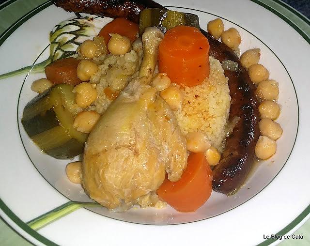 recette Couscous poulet merguez rapide