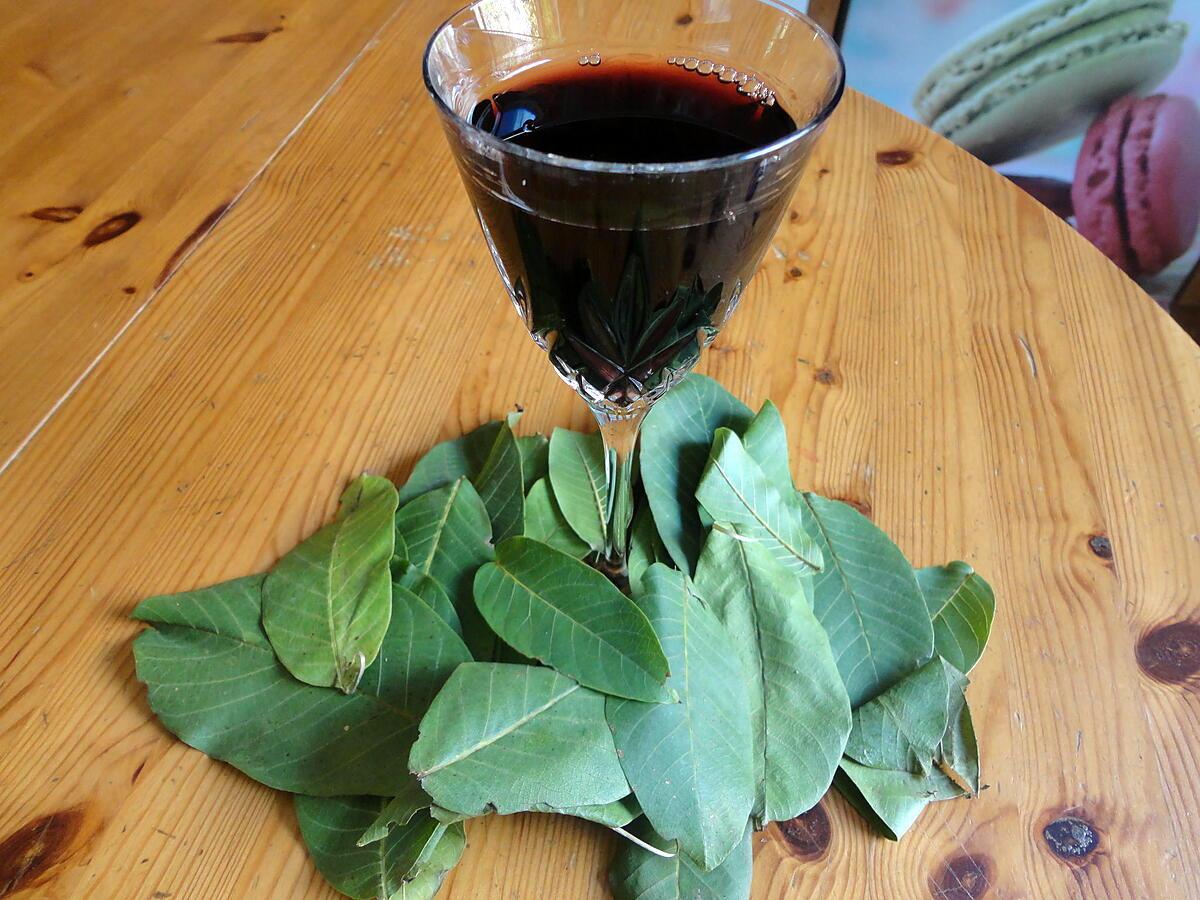 recette aperitif aux feuilles de noix OU (vin aux feuilles de noix )