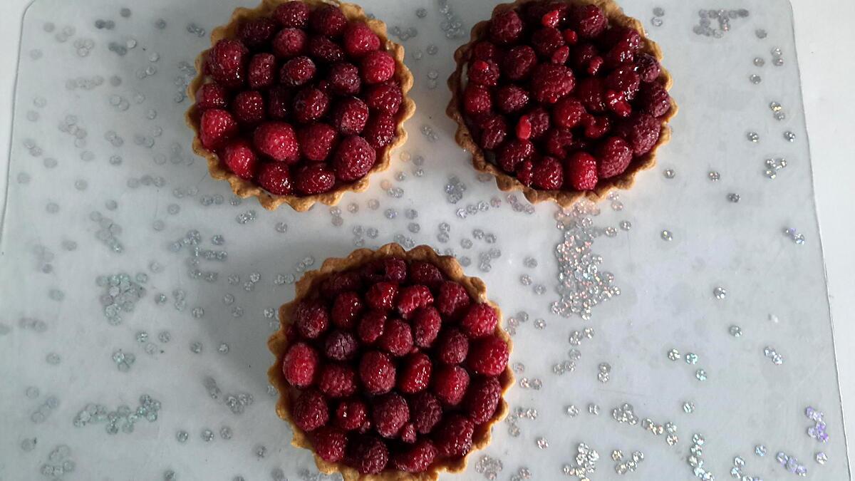 recette Tartelettes framboises