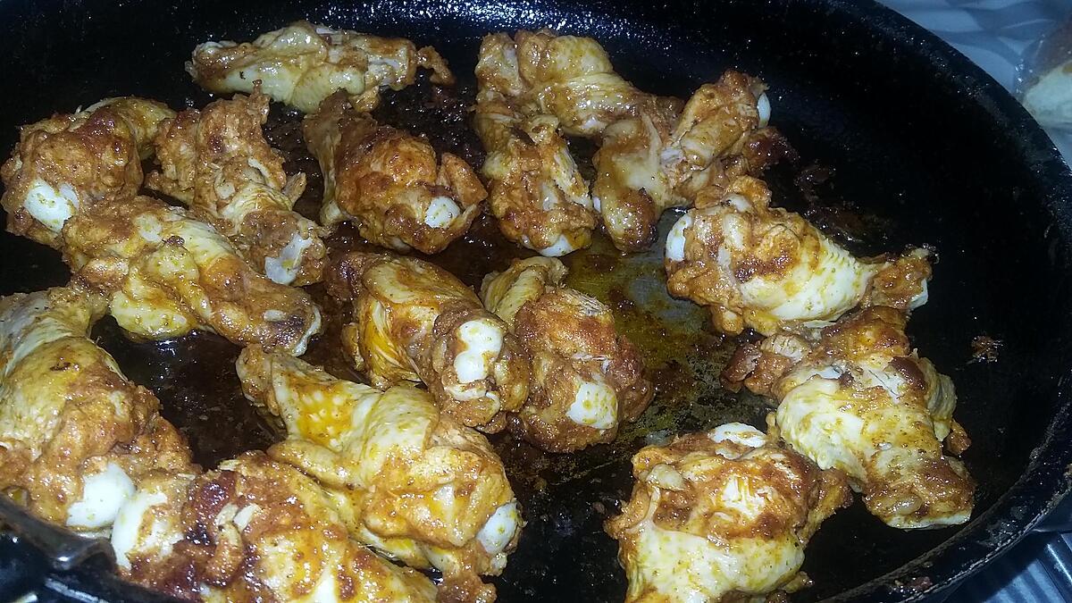 recette Pilons de poulet au curry