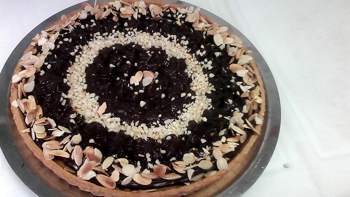 recette tarte chocolat amande