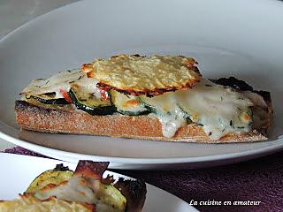 recette Bruschettas gourmandes et chips de fromage