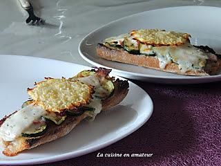 recette Bruschettas gourmandes et chips de fromage