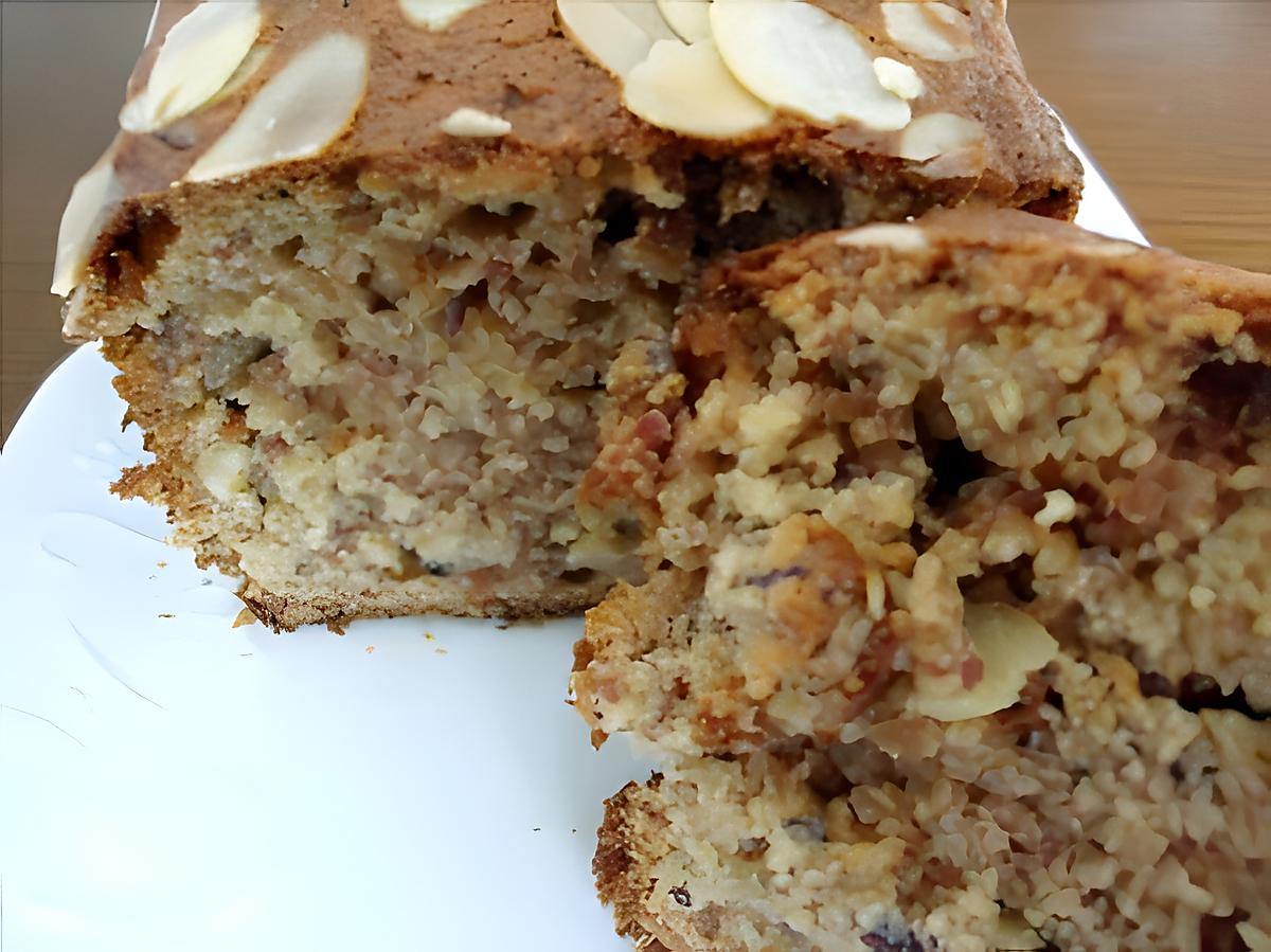 recette Cake Bananes, Fruits secs et fève tonka