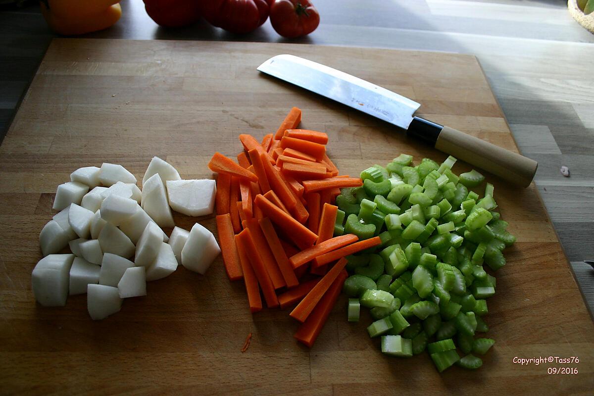 recette Couscous aux 7 légumes et à l'agneau bouilli