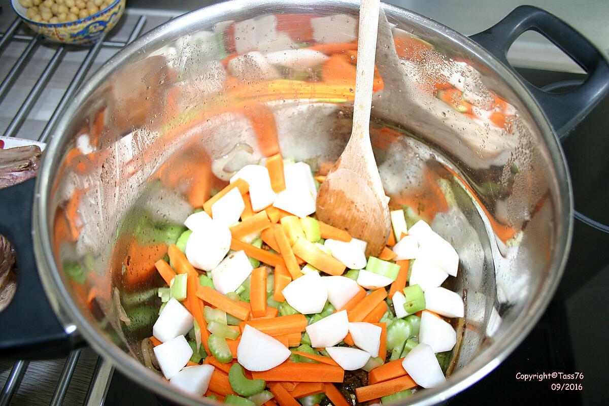 recette Couscous aux 7 légumes et à l'agneau bouilli