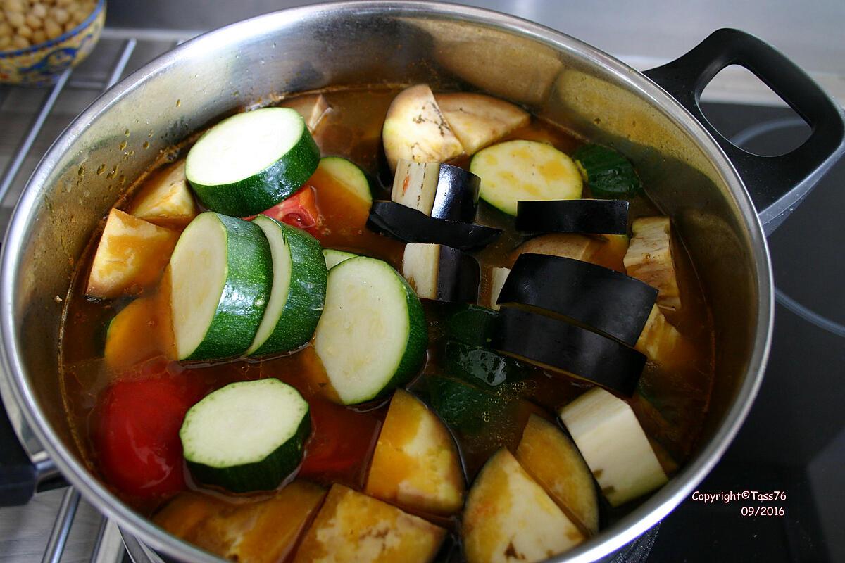 recette Couscous aux 7 légumes et à l'agneau bouilli