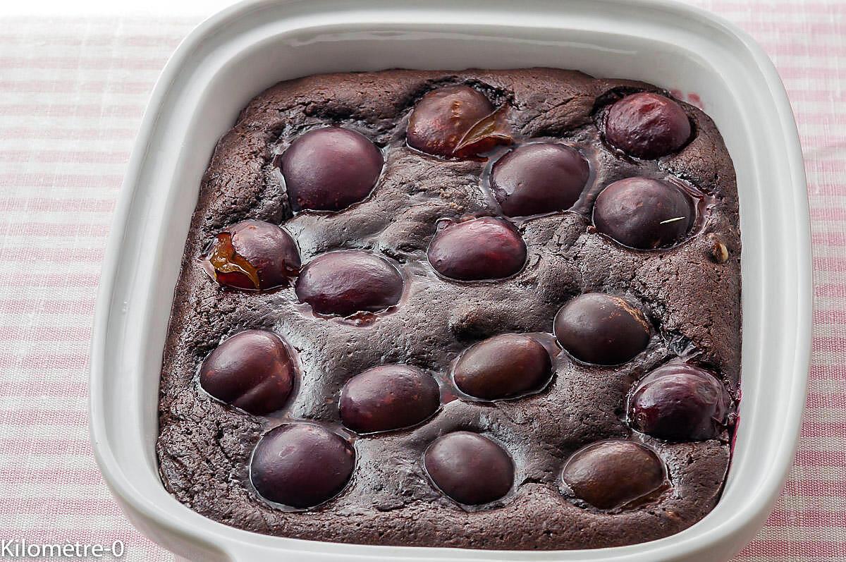 recette Moelleux au chocolat et aux prunes