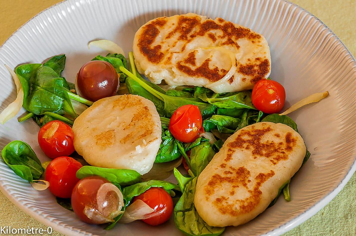 recette Gnochis à la ricotta, poelée de pousses d'épinards et de tomates cerises