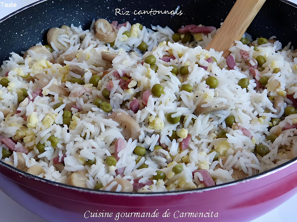 recette Riz cantonnais