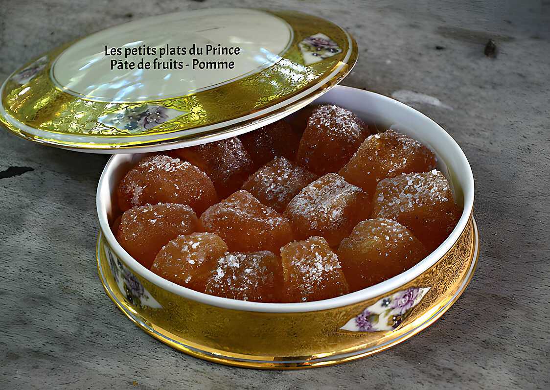 Recette de PATES DE FRUITS POMME