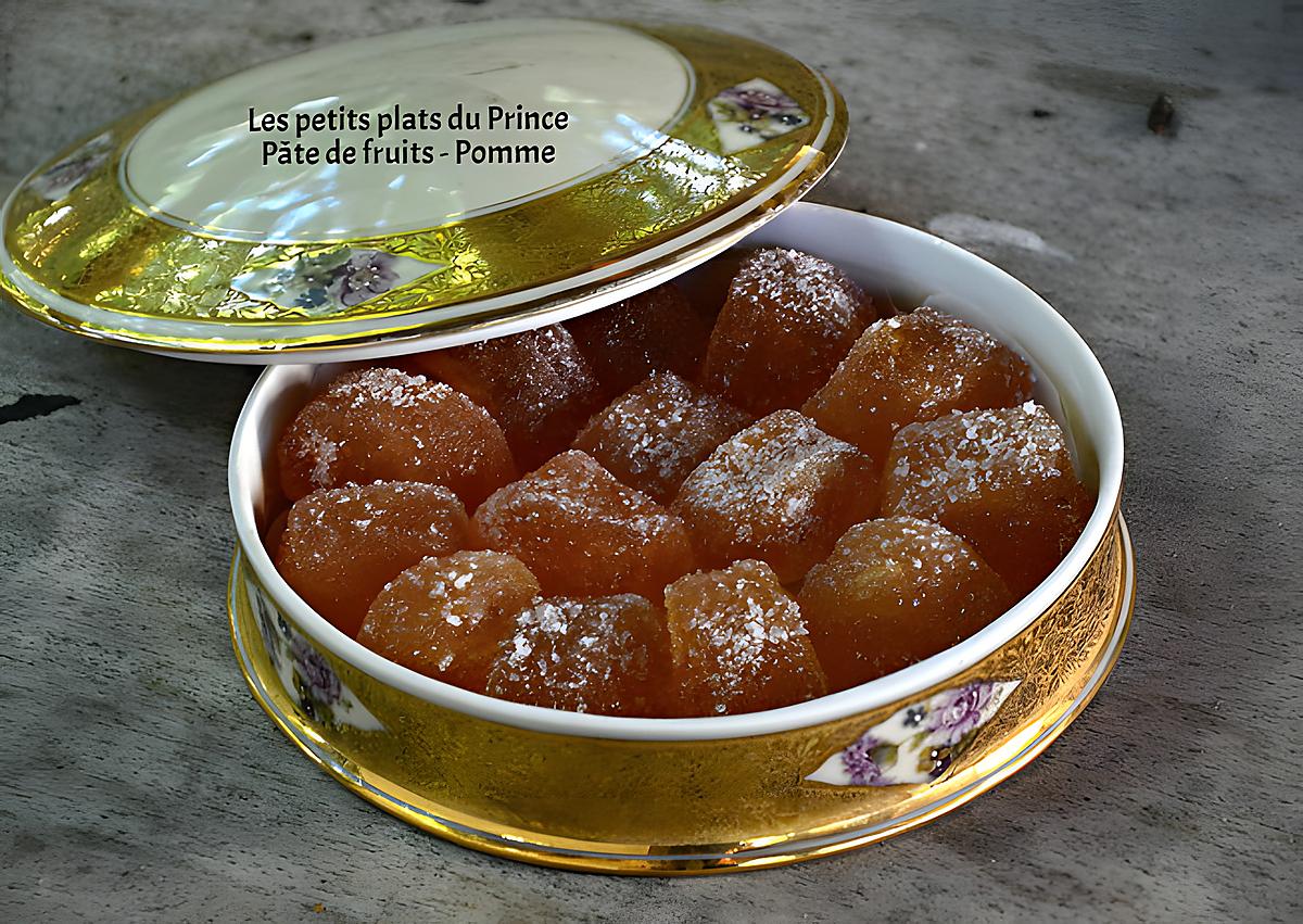 recette PATES DE FRUITS - POMME