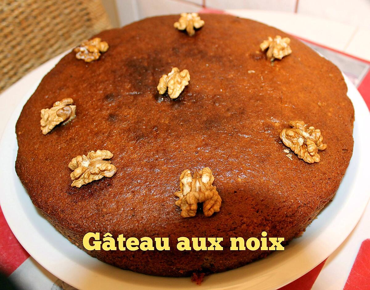 recette GÂTEAU AUX NOIX