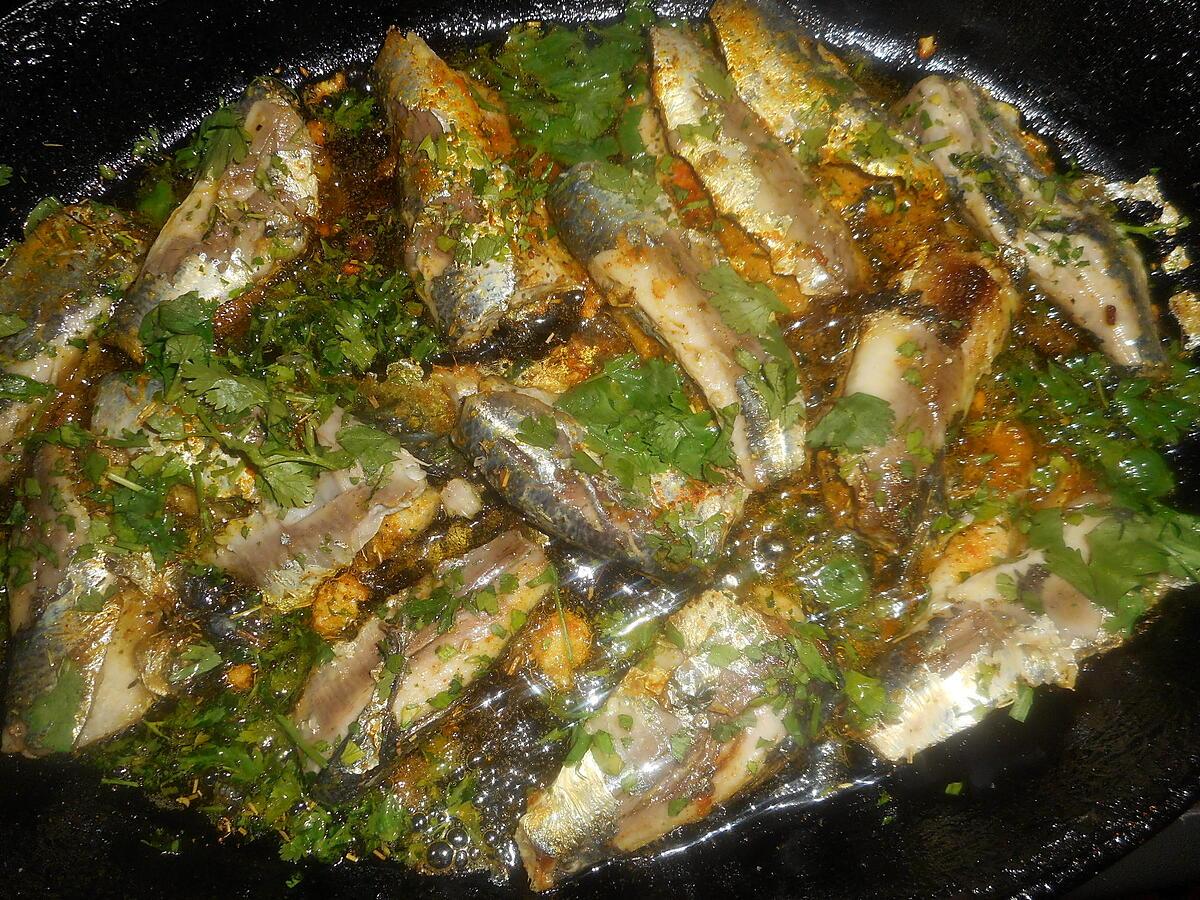 recette Filet de sardines a la marocaine