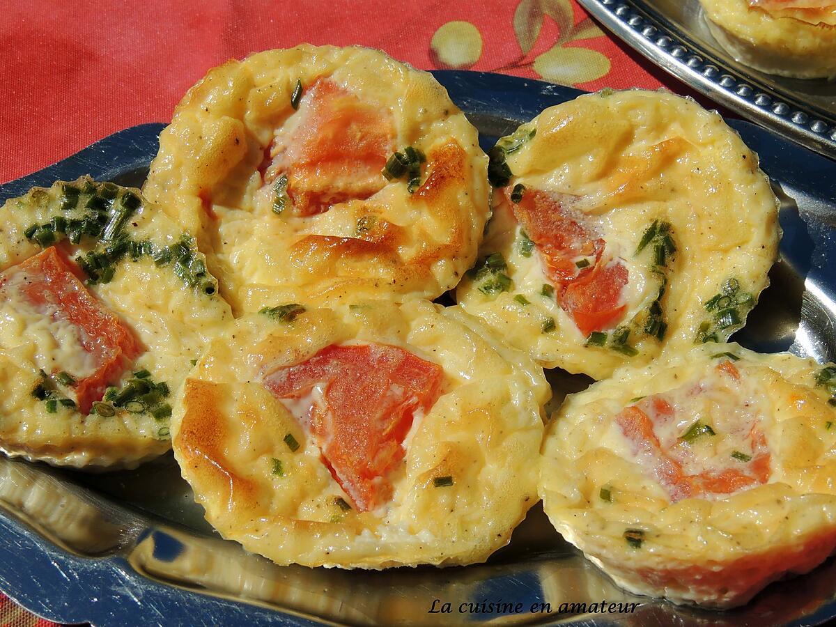 recette Mini clafouti aux tomates