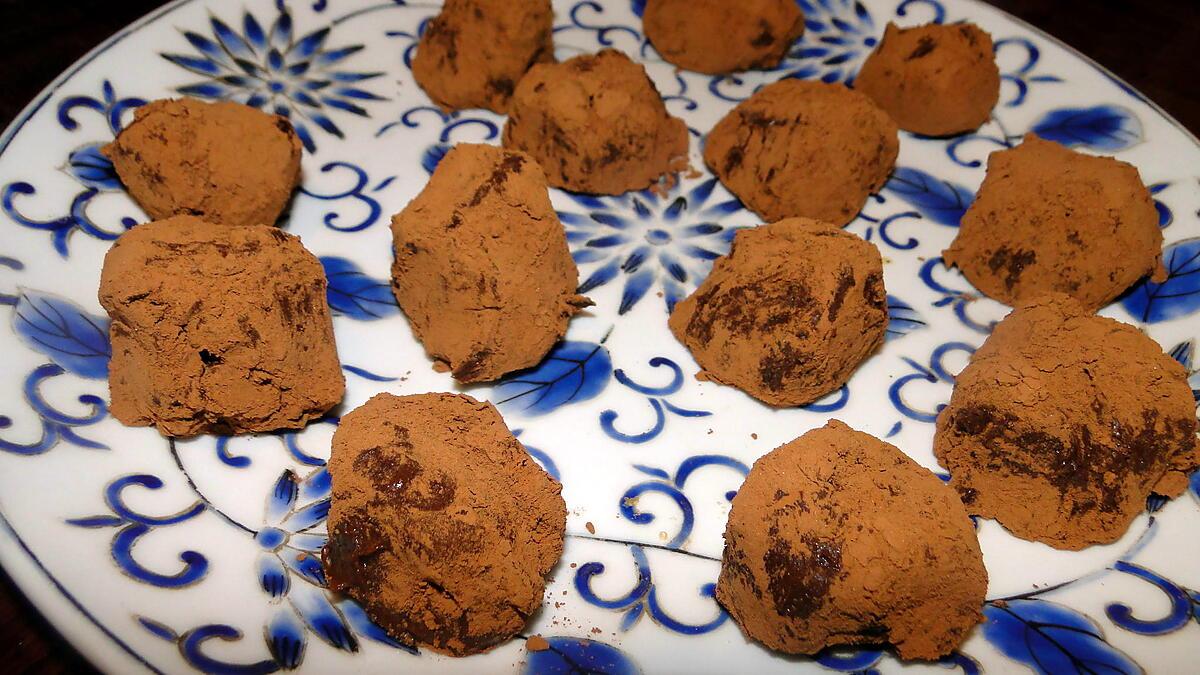 recette Truffes au chocolat à la banane