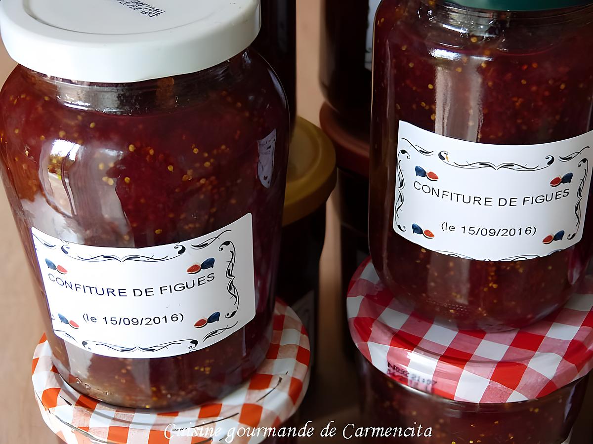 recette Confiture de figues rouges