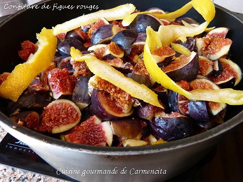 recette Confiture de figues rouges