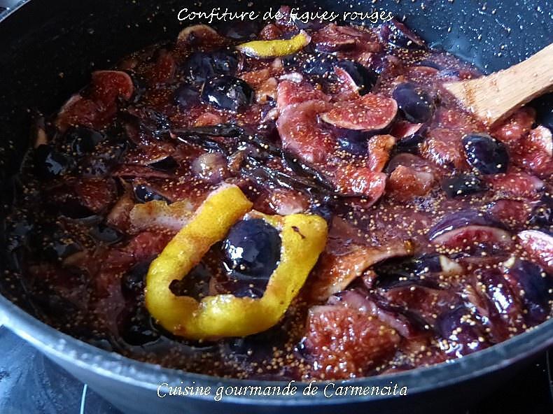 recette Confiture de figues rouges