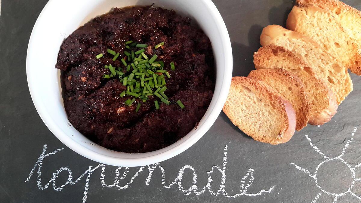 recette Tapenade noire