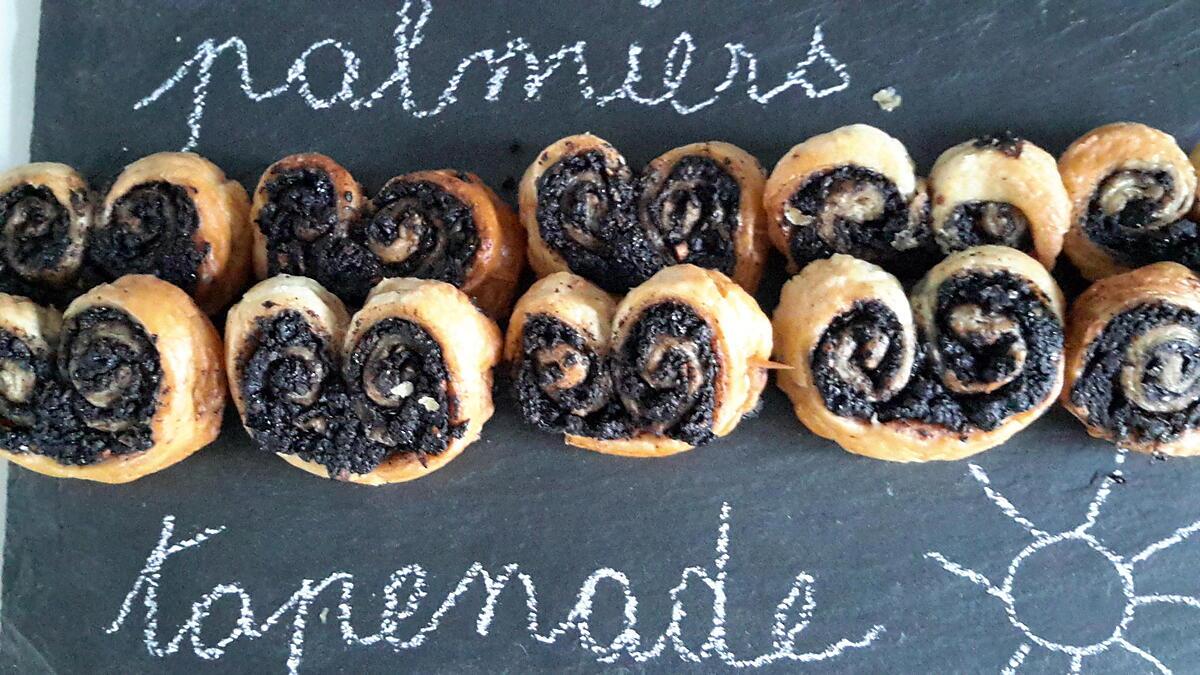 recette Cœur de palmier à la tapenade noire