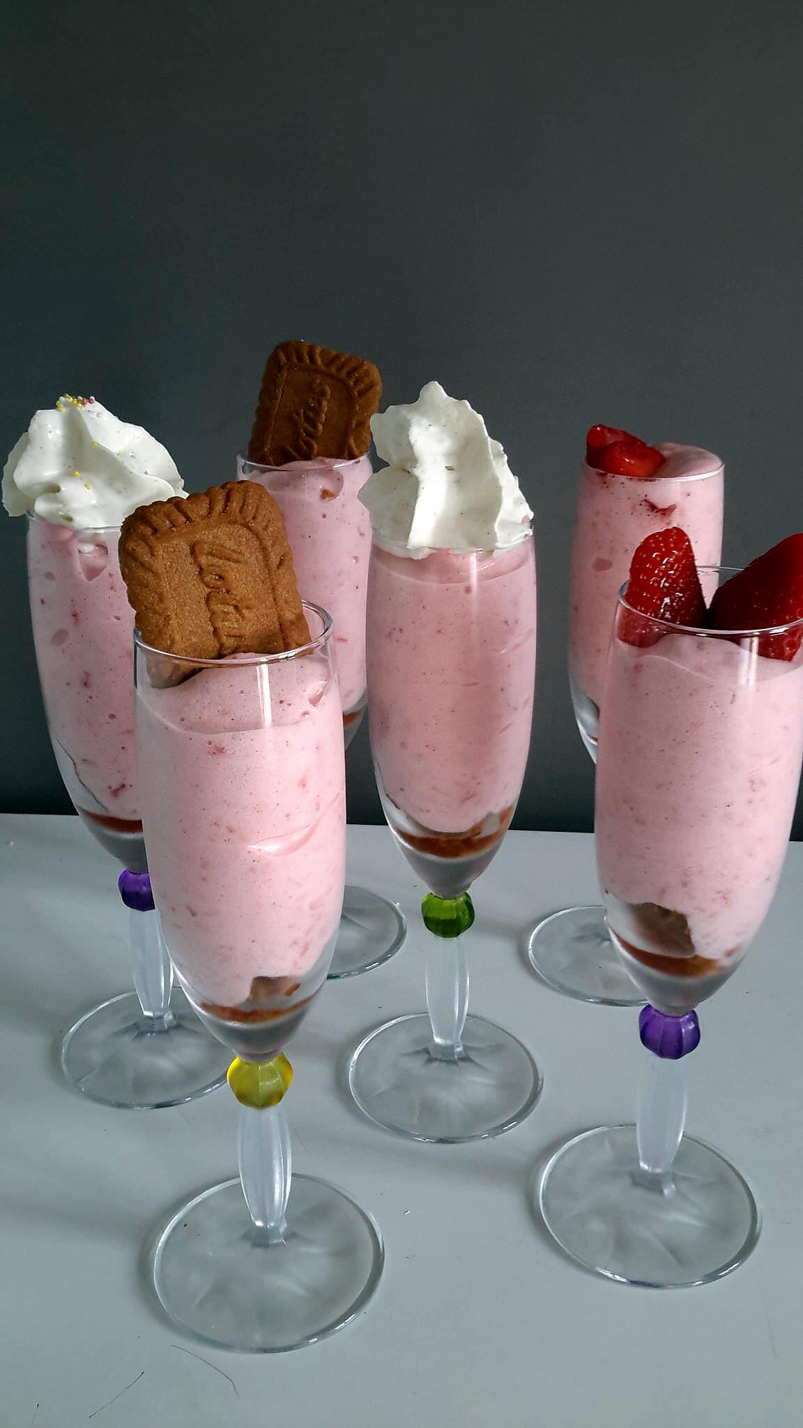 recette Mousse de fraises