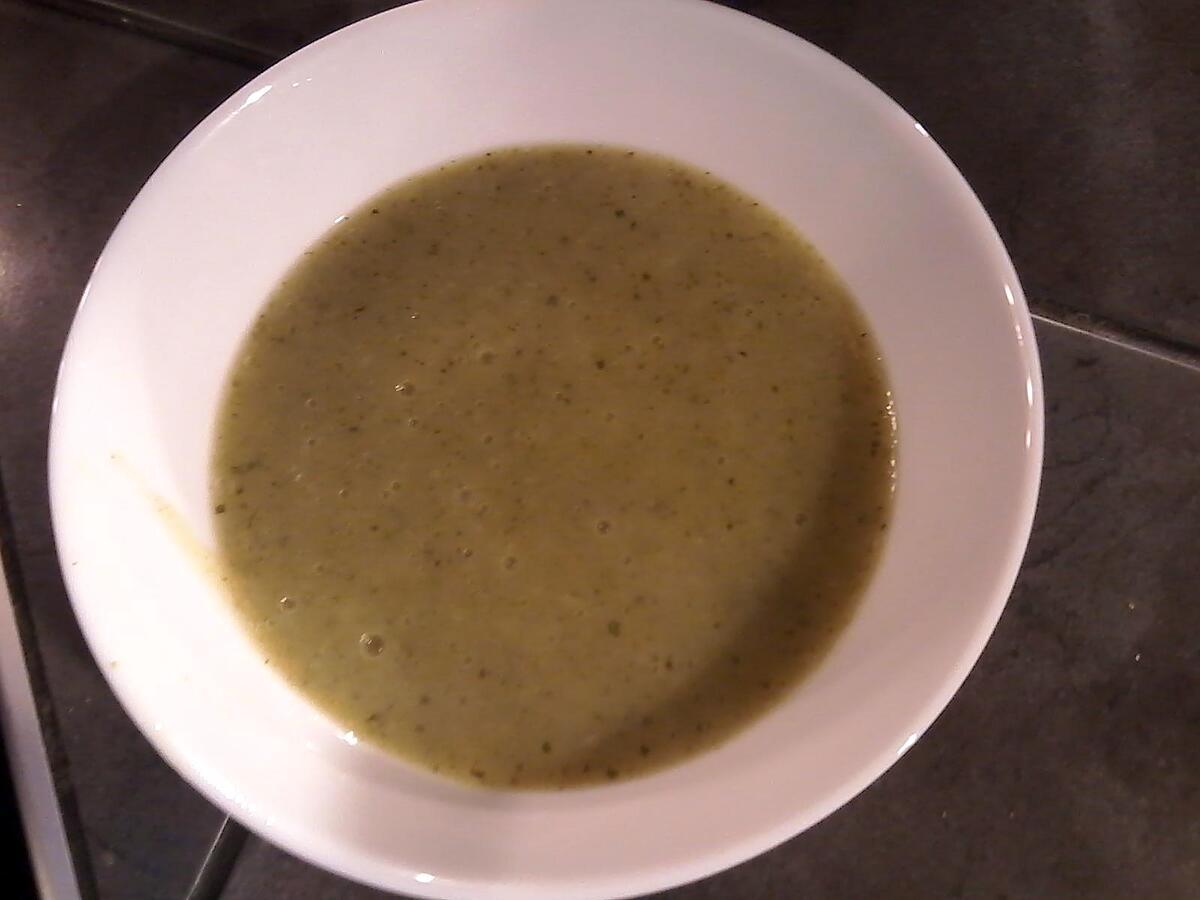 recette Velouté de courgette et pommes de terre