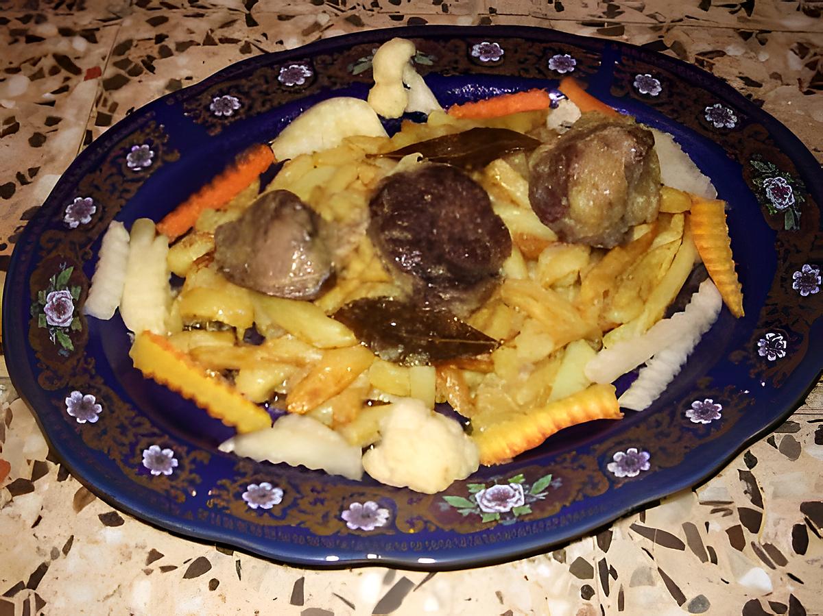 recette tajine des frites