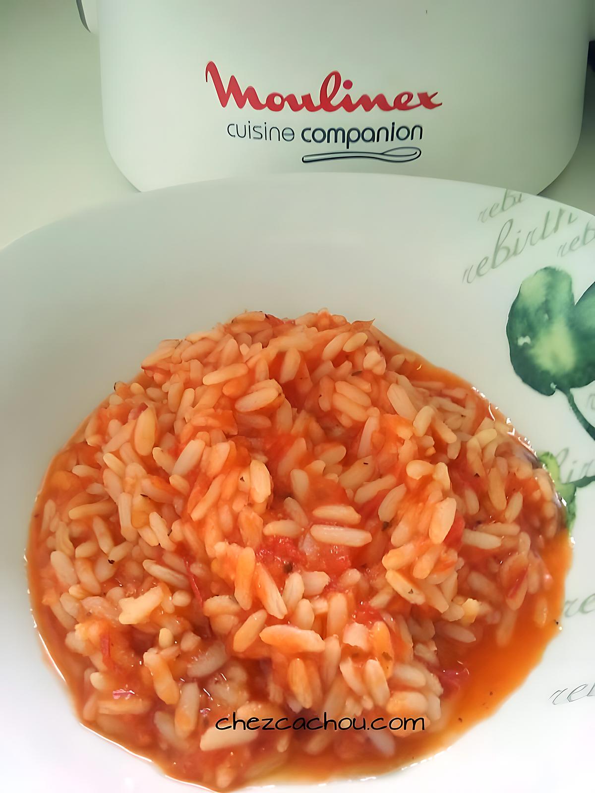 recette Riz aux tomates et oignons