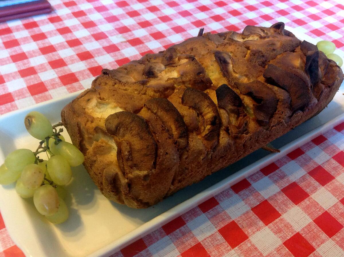 recette Quatre quart aux pommes de mon jardin