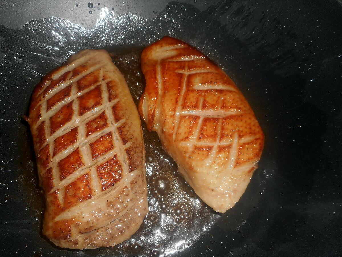 recette Nouilles de riz sautées au magrets de canard