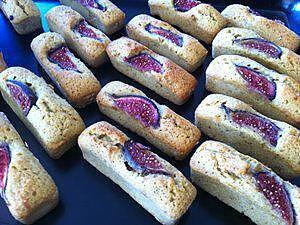 recette Financiers pistache figue