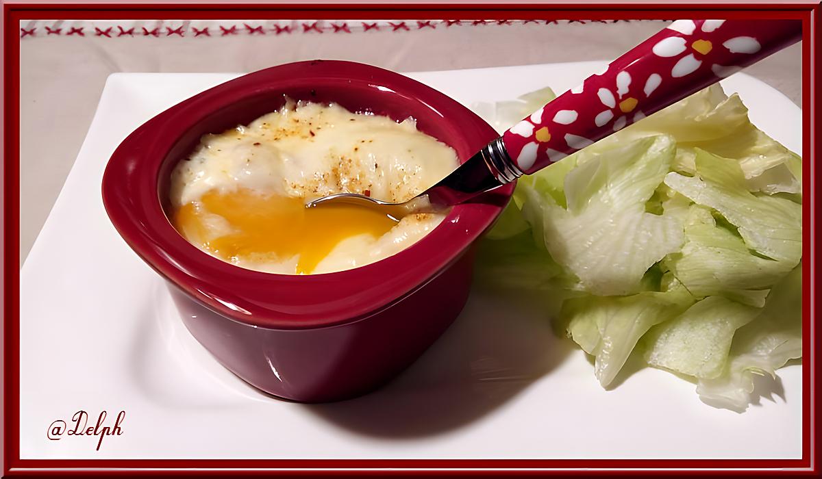 recette Oeufs cocotte à la raclette