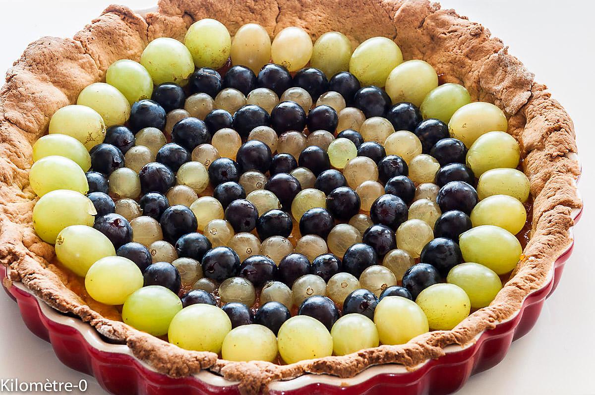 recette Tarte aux trois raisins