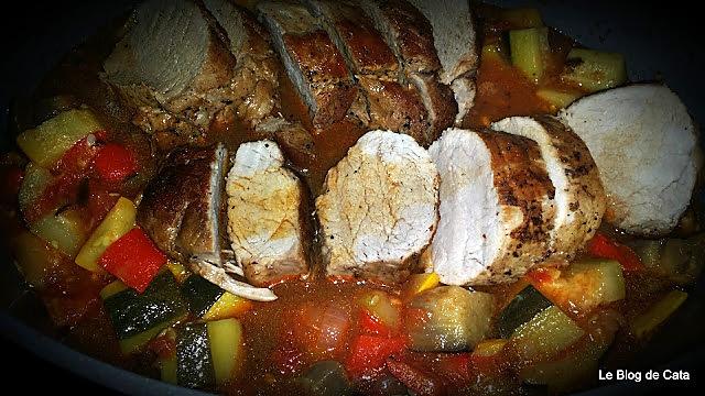 recette Filet mignon et ratatouille