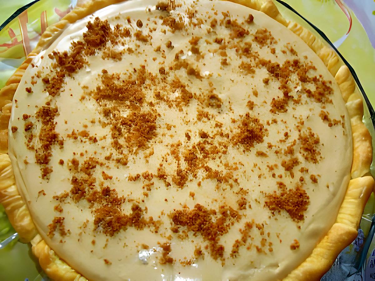 recette Tarte à la mousse de spéculoos et citrons