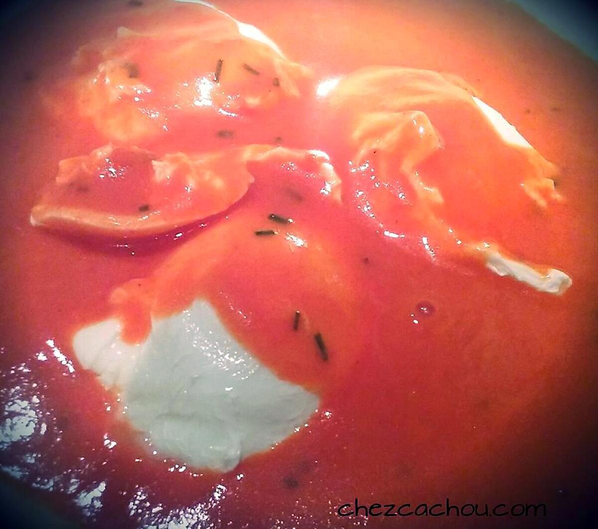 recette Oeufs pochés à la sauce tomate