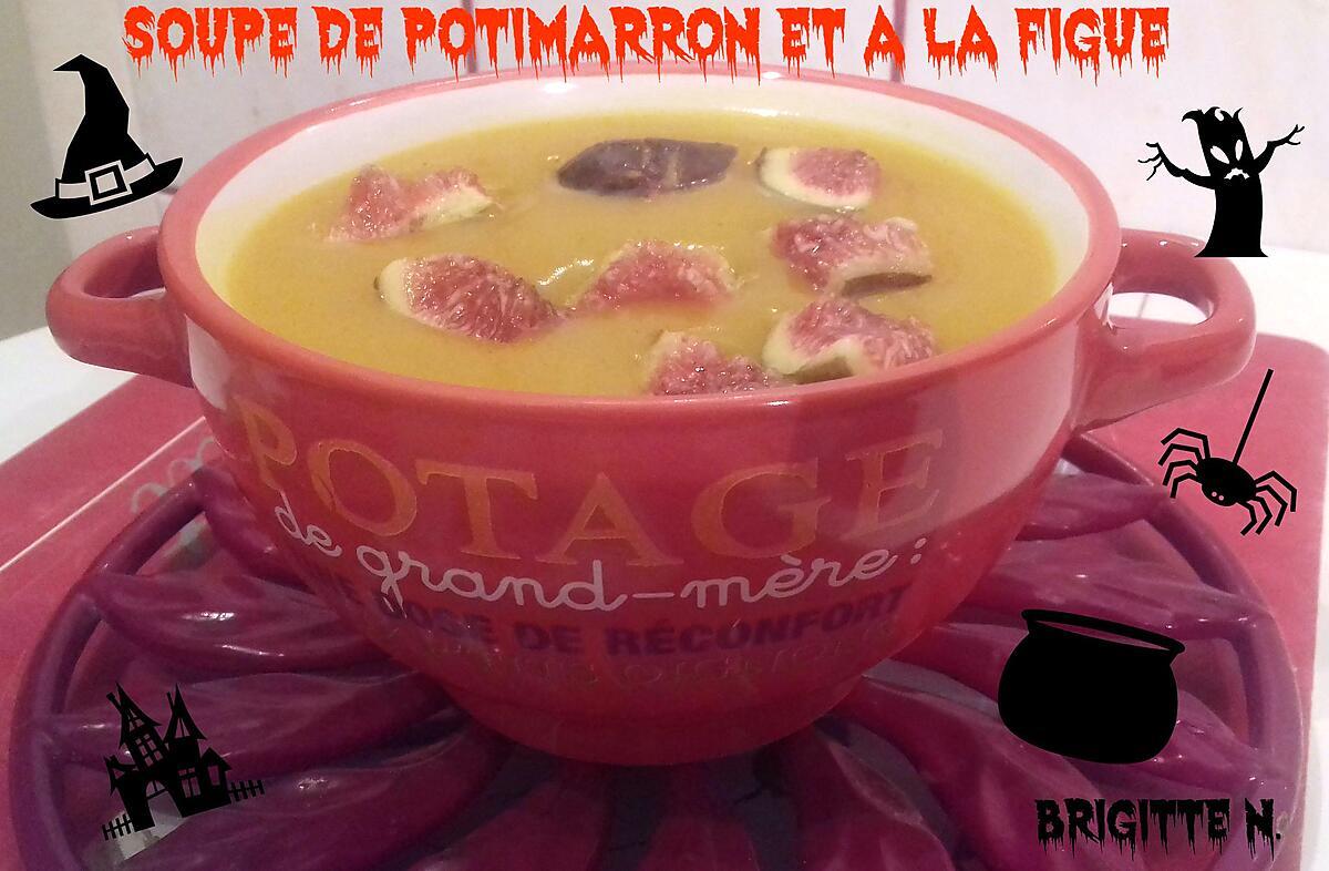 recette SOUPE DE POTIMARRON et de FIGUES au SOUPE&CO