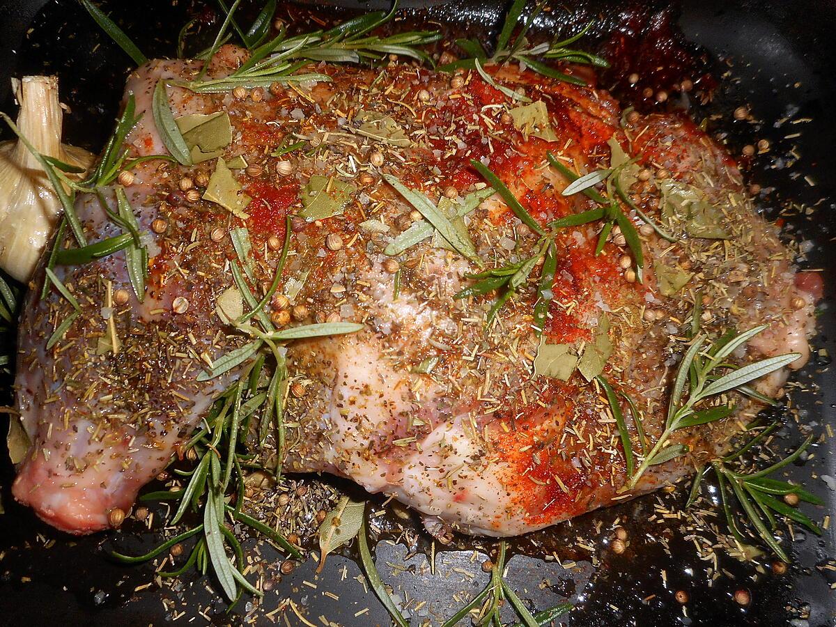 recette Epaule d agneau rotie à la grecque