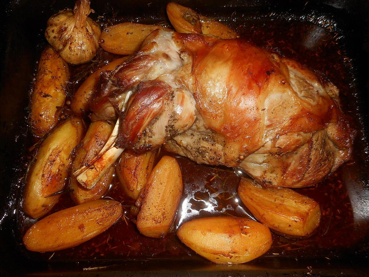 recette Epaule d agneau rotie à la grecque