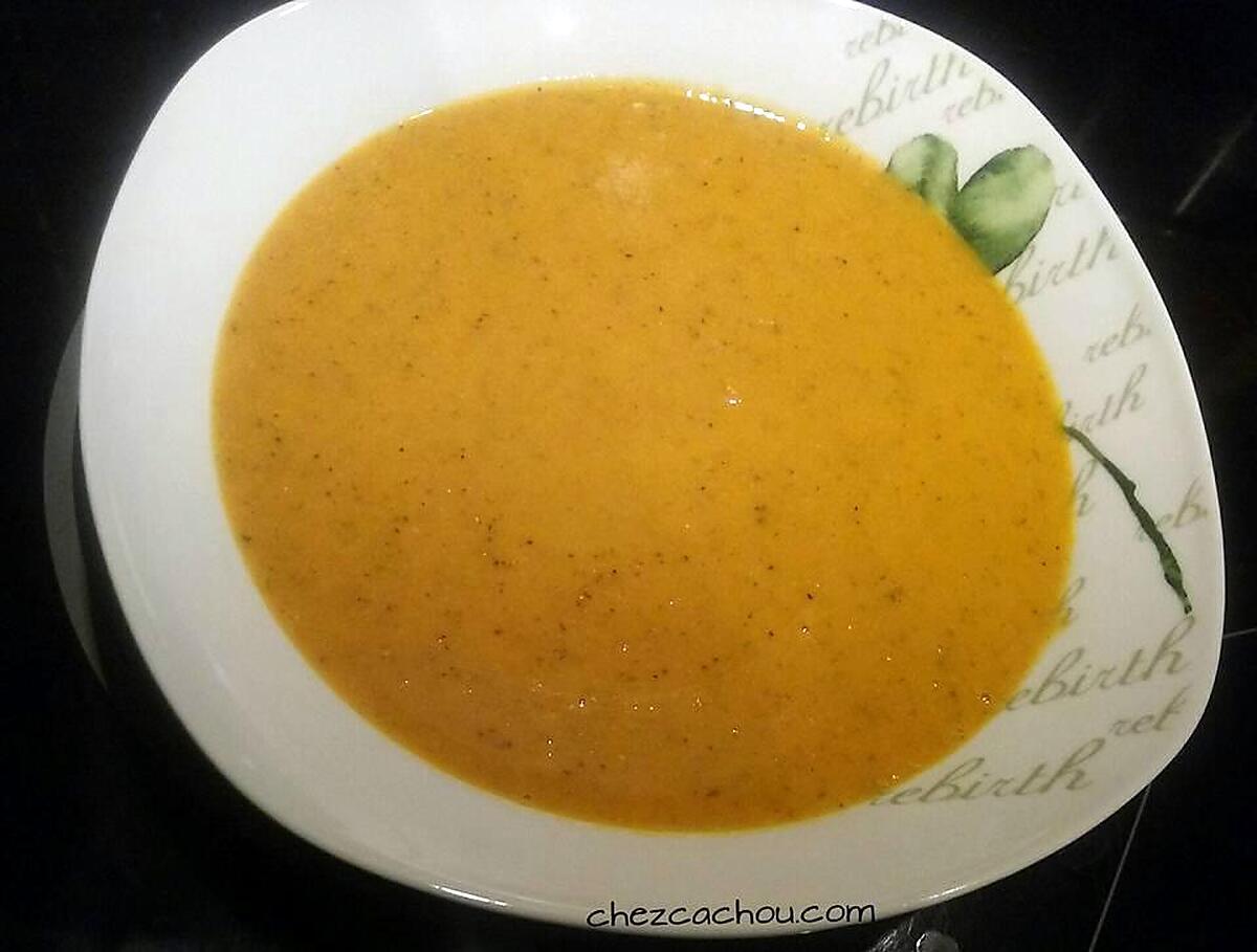 recette Velouté de potimarron aux cèpes