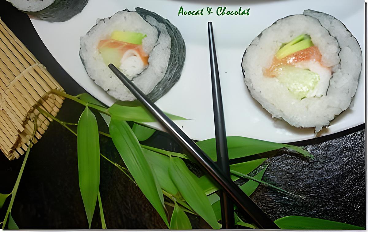 recette **Dans la famille des Sushis fait maison : Les Makis**