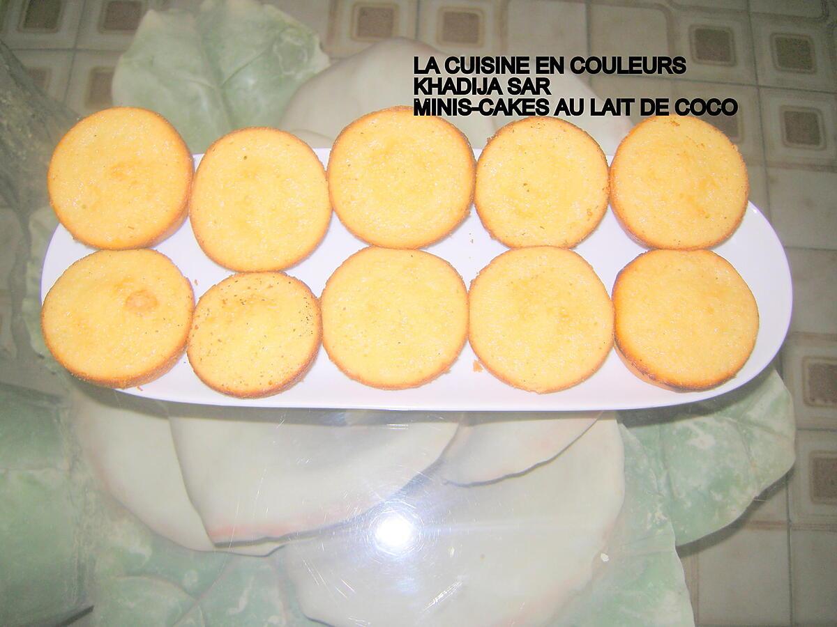 recette Minis-cakes au lait de coco