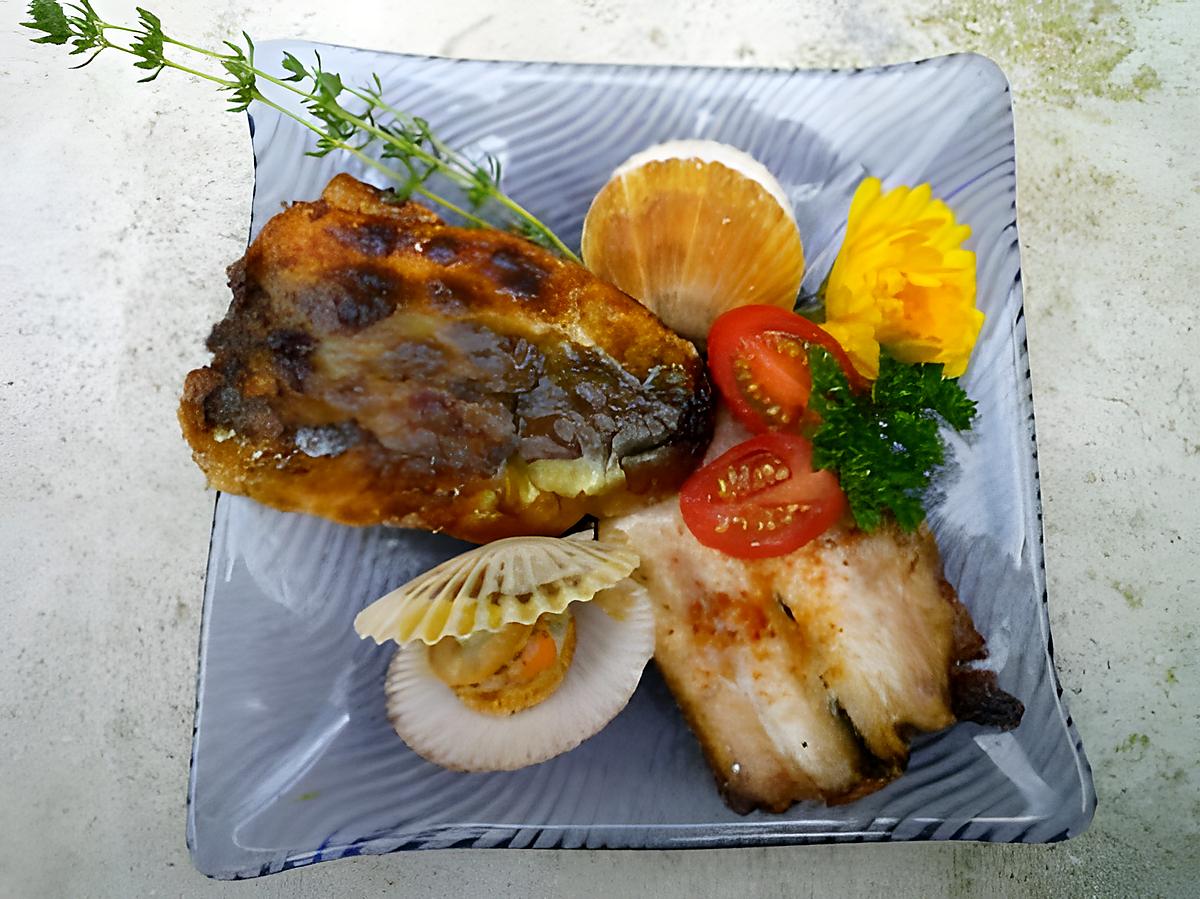 recette Filets de sardines grillés à l’unilatérale.