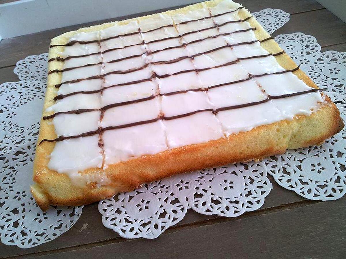 recette Gâteau au citron et son glaçage façon mille-feuille